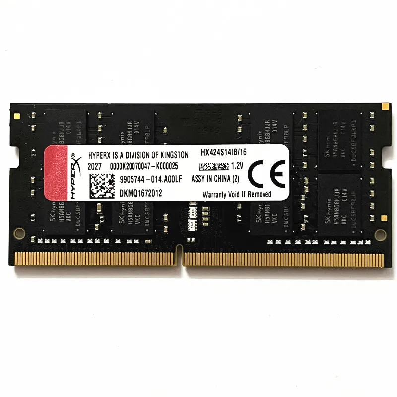 

Kingston HyperX DDR4 RAMS 16GB 2400MHz IMPACT DDR4 SODIMM 1.2V Laptop Memory