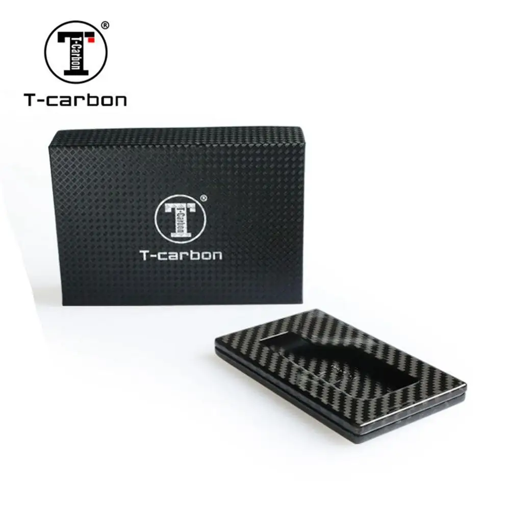 T carbon производитель углеродного волокна зажим для денег держатель кредитных