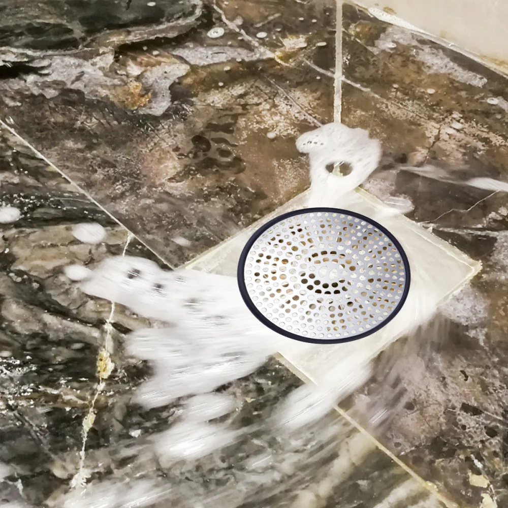 

Stainless Steel Bathtub Drain Cover Suit for Bathroom (Round and Crescent)