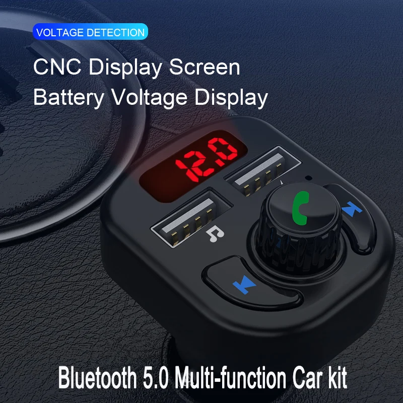 Bluetooth FM радио музыкальный передатчик 5 0 Handsfree беспроводная TF карта U диск аудио