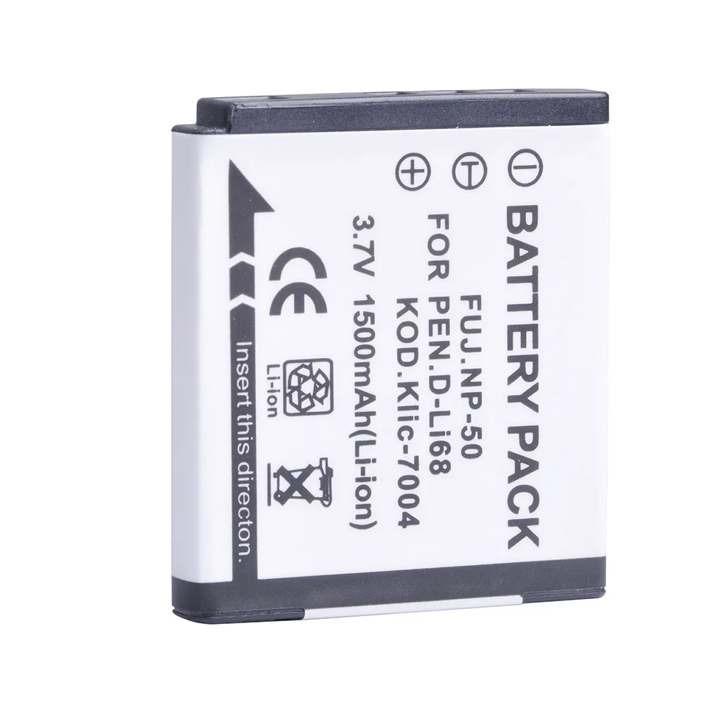 4 шт. NP 50 FNP50 NP50 KLIC 7004 D Li68 батареи для ЖК дисплея с подсветкой Fujifilm X10 X20 F50 F75 F665 F775 F900