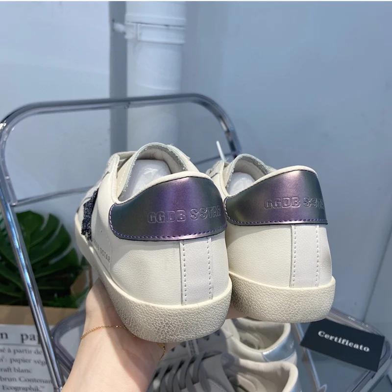 

2021 Summer New Fashion Brand Breathable Comfortable Casual Shoes Women's Flat Shoes Soft Leather Retro All-Match Sports Shoes