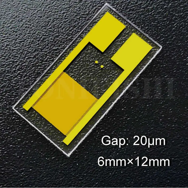 

Прозрачный интерцифровой электрод 20 мкм, кварцевый стеклянный MEMS, газовый биоэлектрохимический датчик, фотоэлектрическое Обнаружение