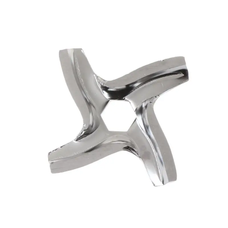

3PCS Stainless Steel Metal Meat Grinder Repair Parts 4 Blade Hexagon Mincer Knife Kit Accessories