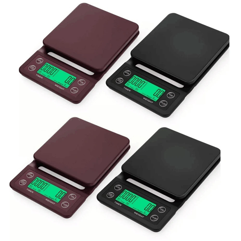 

Электронные ручные весы для кофе с таймером, высокоточные цифровые кухонные весы с таймером, весы для кофе