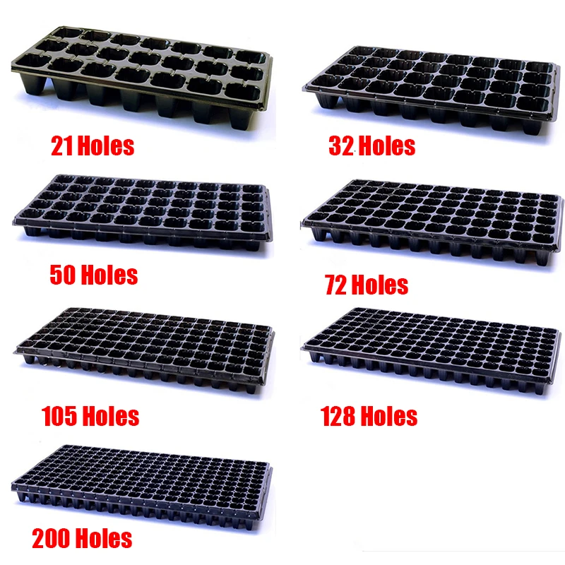 21-200 отверстия горшок для рассады посадочный Садоводство балкон инструмент