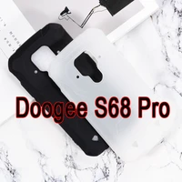 doogees68 back cover for doogee s68 pro case phone protective shell black white luxury soft tpu for doogee s68 s 68 case