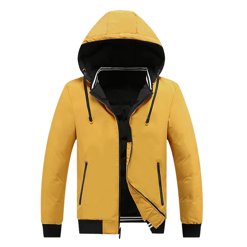 Men Winter Parkas 2021 New Thick Warm  Hooded Jacket Coat Men Autumn Brand Outwear Fashion Casual Waterproof Parka Men Size 4XL