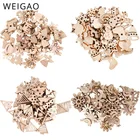 Подвесные Украшения для рождественской елки, деревянные украшения, Подвесные Подарки