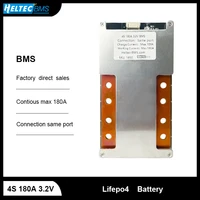 whosesale 12v 4s lifepo4 bms balance 180a 18650 battery protection board for 1800w motorstrawlersmarine propellers