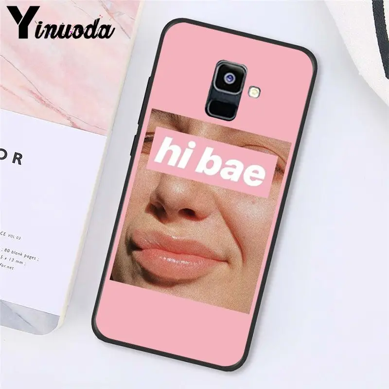 Yinuoda Great art aesthetic van Gogh Mona Lisa Angel Phone Case For Samsung Galaxy A7 A50 A70 A40 A20 A30 A8 A6 A8 Plus A9 - Цвет: A7