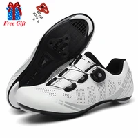 breathable lightweight cycling shoes men professional athletic outdoor bicycle shoes mtb self locking racing road bike spd shoes