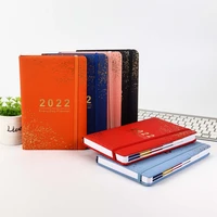 320 pages office notebook 2022 jan to dec diary thicken notebook a5 leather soft cover school planner journal student stationery