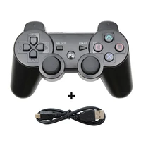 for sony joystick ps3 controller bluetooth compatible wireless playstation 3 console double vibration gamepad for pc game