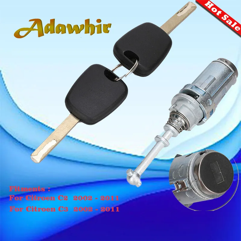 Автомобильный Левый дверной замок Цилиндрические замки аксессуары для Citroen C2 C3