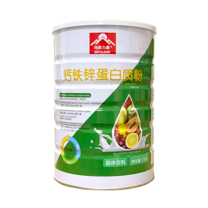

Zinc Protein Powder Soybean Whey Protein Powder OEM Maya Likang Calcium Iron Children's Growth Calcium Iron 24 Months
