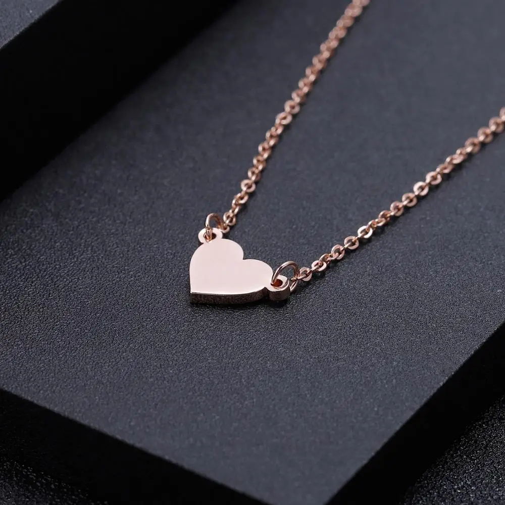 Женское многослойное ожерелье чокер с подвеской в форме сердца|Индивидуальные