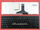 Новый PO португальский Teclado клавиатура для Toshiba Satellite A660 A660D A665 A665D черный с рамкой, с подсветкой