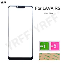 New Front Outer Glass Panel For LAVA R5 Mobile Touch Screen Panel (No Touch Screen) Phone Repair Parts Tools 3M Glue