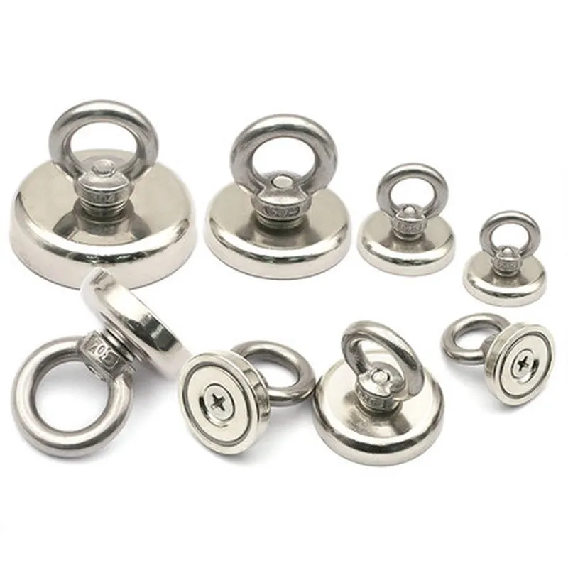 Супермощный круглый неодимовый магнит постоянный магнитный подъемный