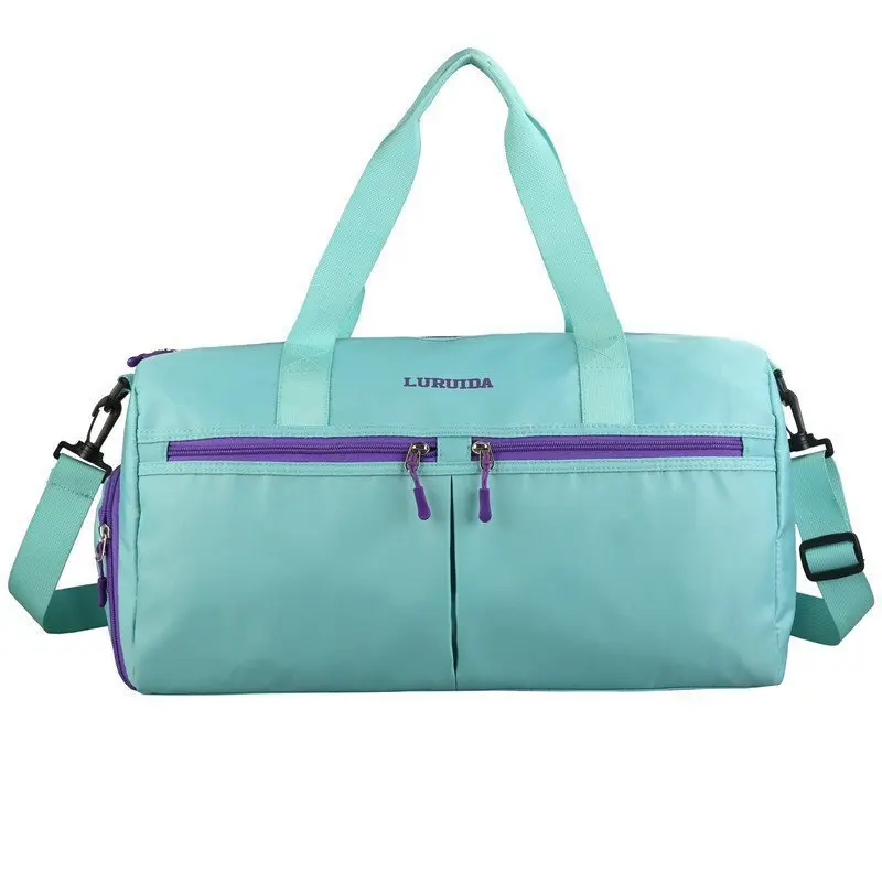 

Спортивная сумка для женщин, большая емкость для путешествий, сухая и влажная разделительная сумка для йоги, женская сумка-тоут, дорожная су...
