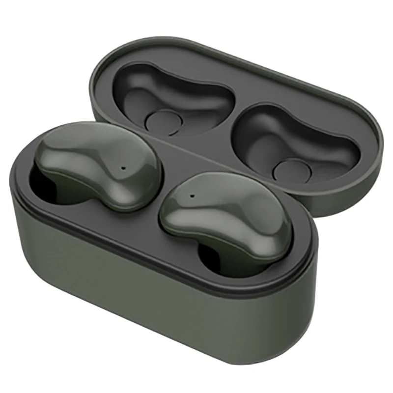 Green Наушники REMAX, TWS-5, беспроводные Bluetooth наушники, близнецы, наушники с зарядной коробкой, Bluetooth 5,0, смарт-контакт, стерео - Цвет: Green