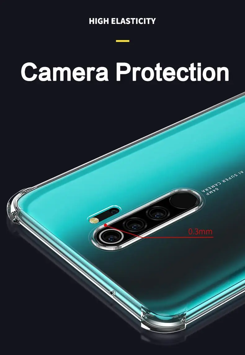 Ударопрочный чехол для Xiaomi Redmi Note8 Pro Note7 Note6, мягкий чехол из ТПУ для Redmi 7A K20 Redmi Note5 4X, силиконовый чехол