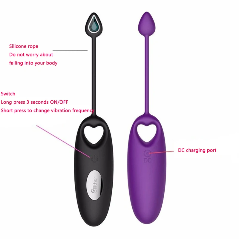 10 частотное вибрирующее яйцо с дистанционным управлением шарик кегеля для