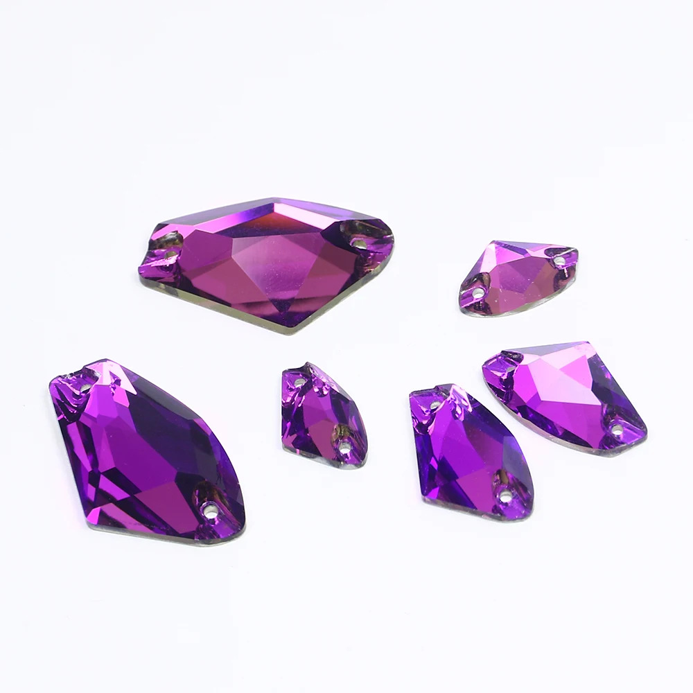 Galactc Форма Швейные Кристаллы Стразы аппликация шить на горный хрусталь с плоской