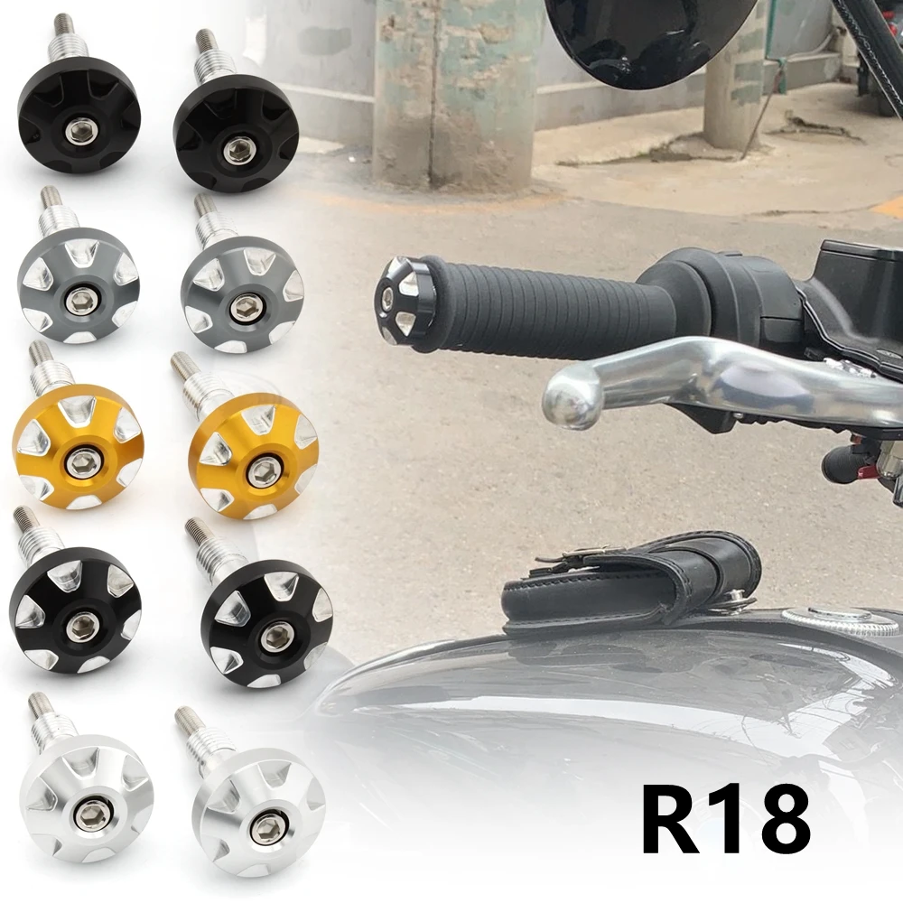 

Motorcycle CNC Handle Bar Handlebar Grips Cap End handle Plugs cap FOR BMW r18