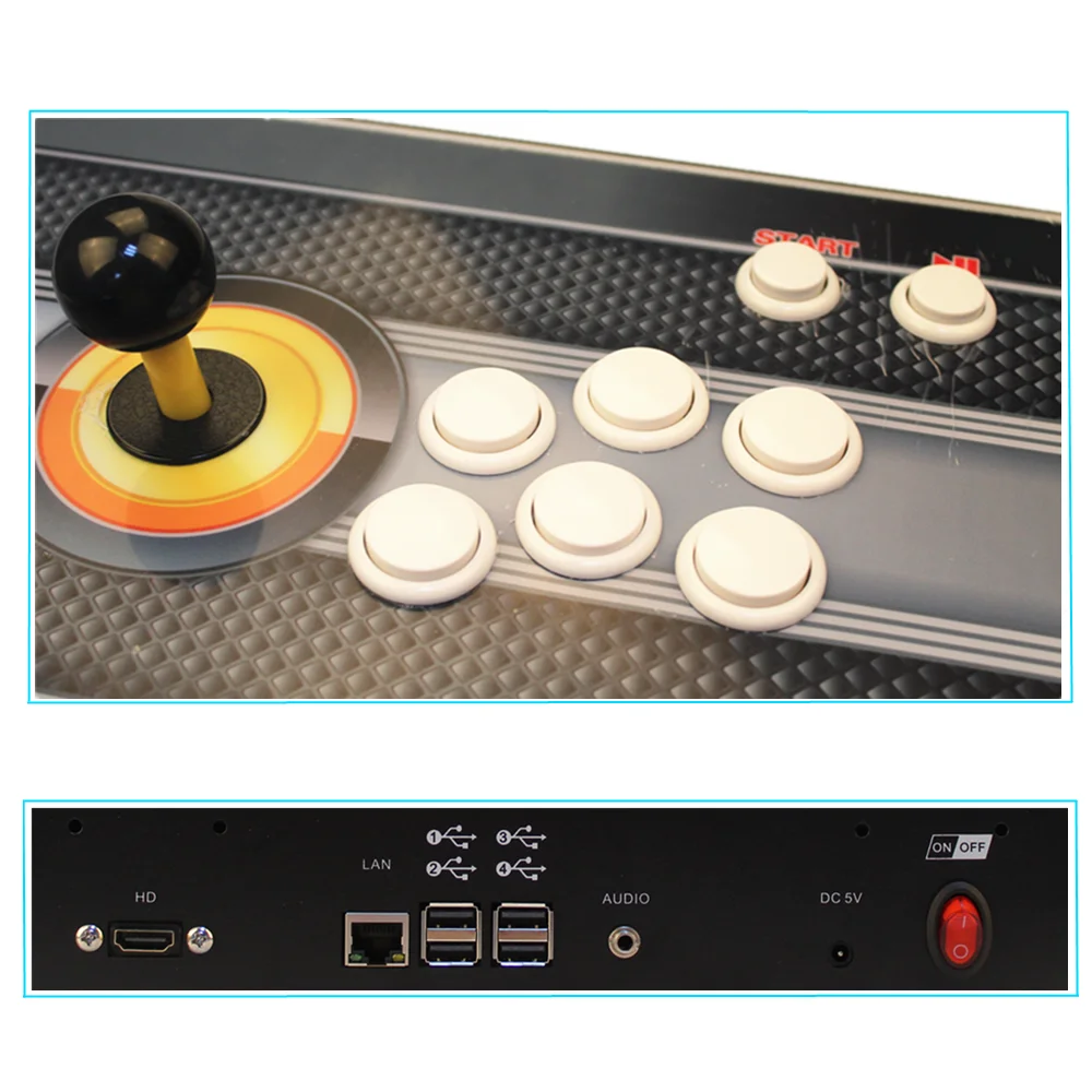 Raspberry Pi 3 Model B + аркадная консоль для видеоигр Retropie аркадный Шкаф DIY 18000 Ретро