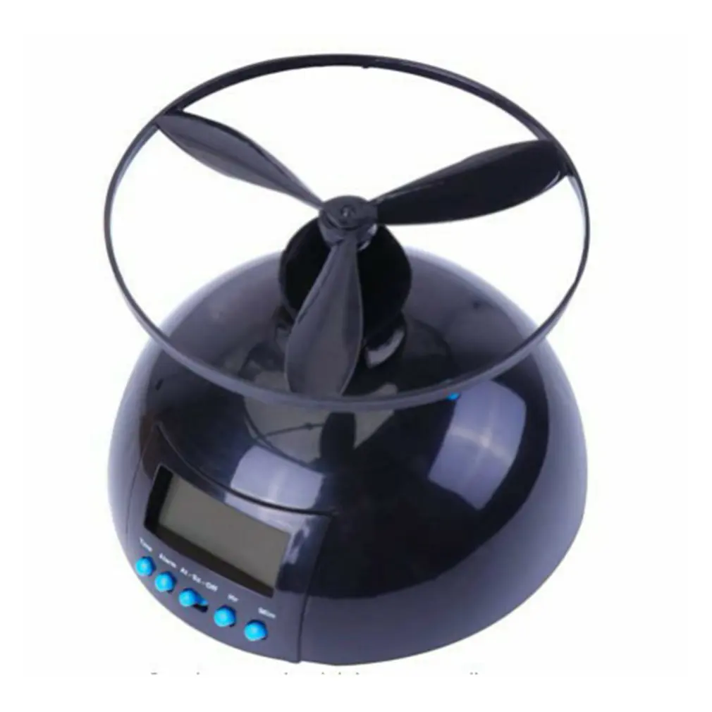 

ABS Material Creative Flying Saucer Clock Mute Fashional Students Flying Alarm Clock Lazy Flying Clock