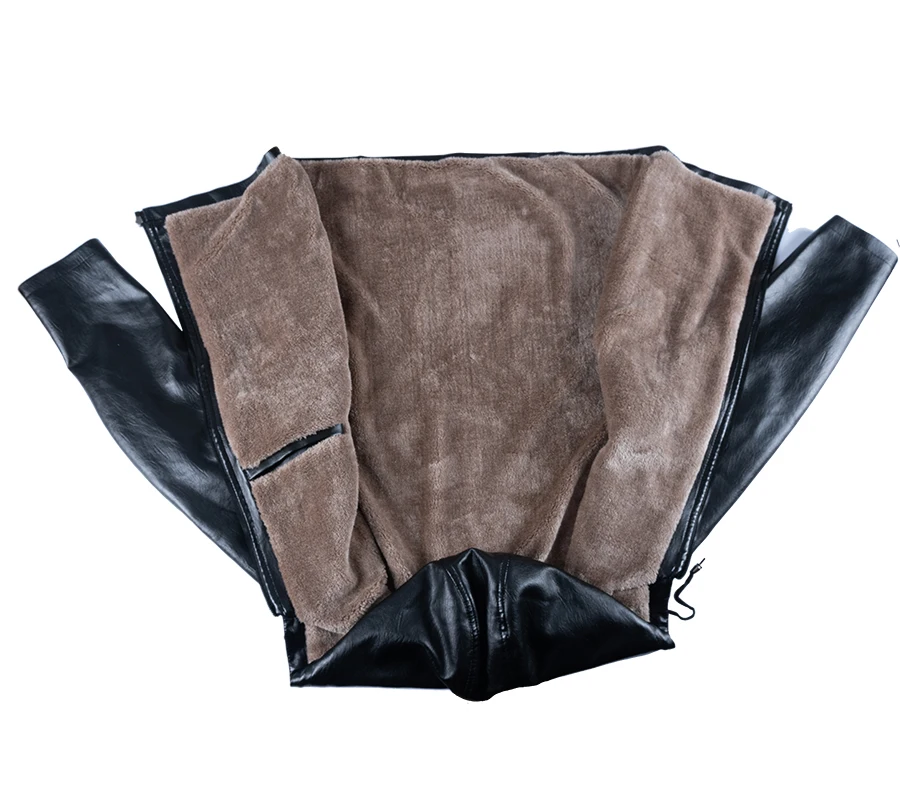 ChangNiu черные Куртки из искусственной кожи с длинными рукавами сезон осень-зима