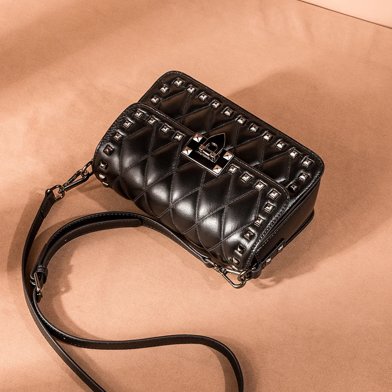 high quality small bags Genuine Leather for women 2019 shoulder Famous Brand female handbags crossbody luxury designer lady | Багаж и