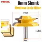 Фреза FNICEL, 1 шт., хвостовик 8 мм, 45 градусов, до 34 дюйма