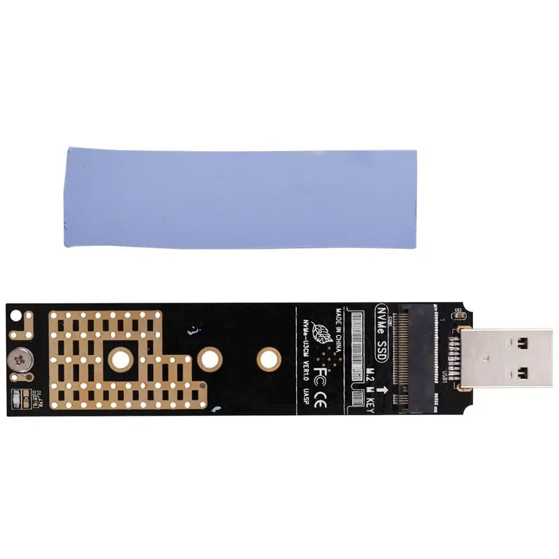 Адаптер NVMe для USB M.2 SSD для USB 3,1 type a с адаптером для жесткого диска RTL9210