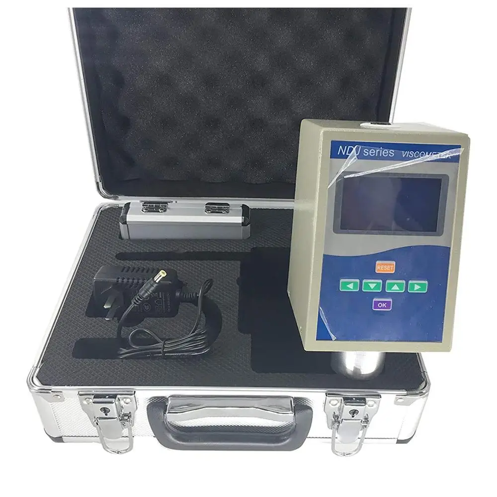 

Digital Rotary Viscometer With 1 to 100000 mPa.s Measuring Range Viscosity Meter Testing Equipment NDJ-5S Fluidimeter Tester