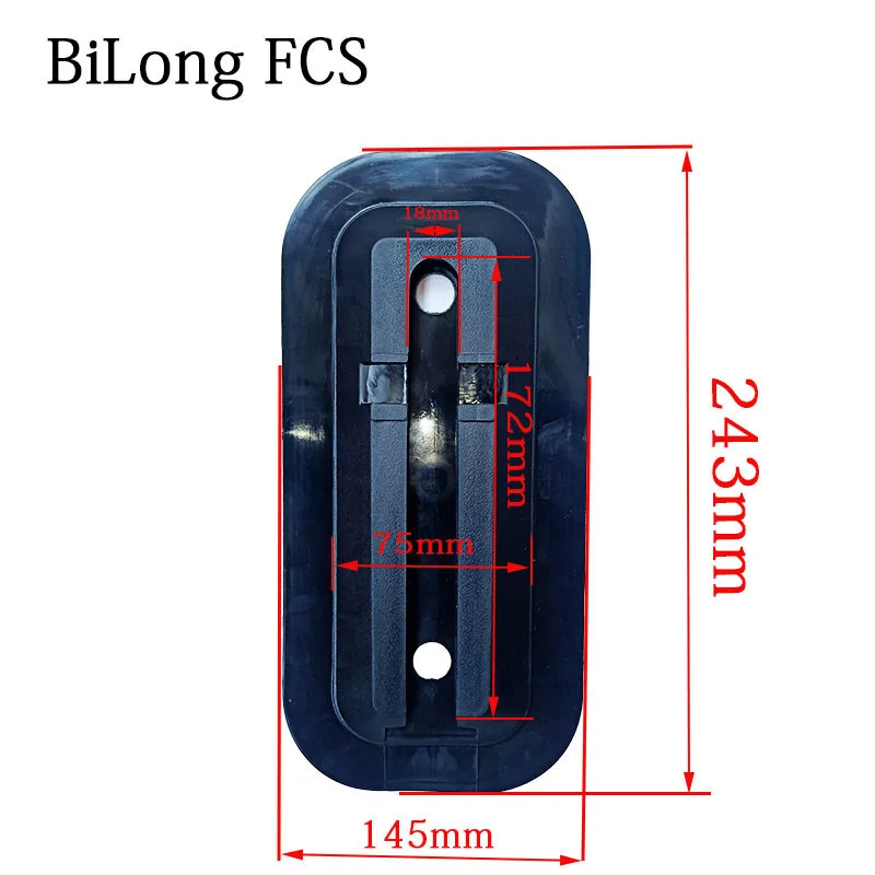 SUP надувная доска для серфинга FIN box stand up paddle board плагин fin box Skimboards Kiteboards - Цвет: Черный