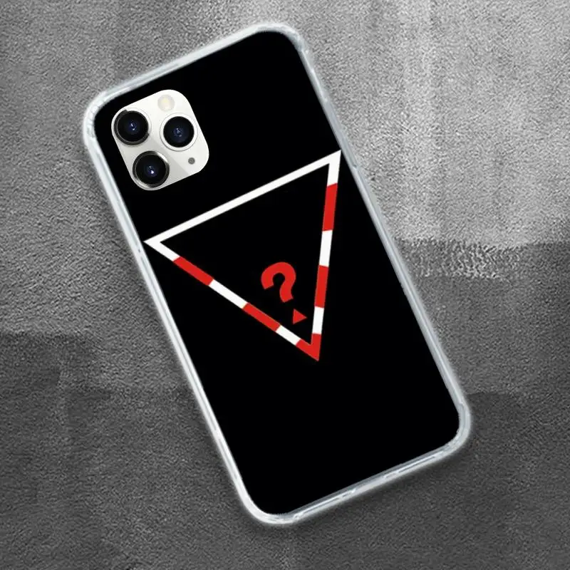 

Fashion guessing brand logo Phone Case Transparent for iPhone 11 12 mini pro XS MAX 8 7 6 6S Plus X 5S SE 2020 XR
