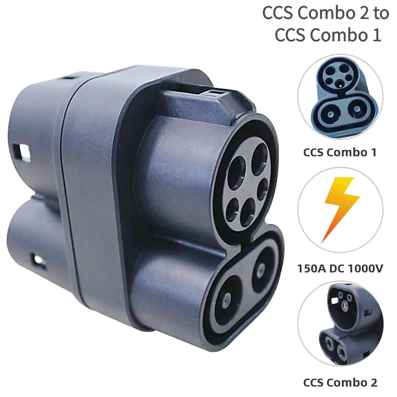 

EV Car 150A EV Adapter CCS Combo 1 to CCS Combo 2 Connector for Electric Car Accessories EVSE Charging Cable