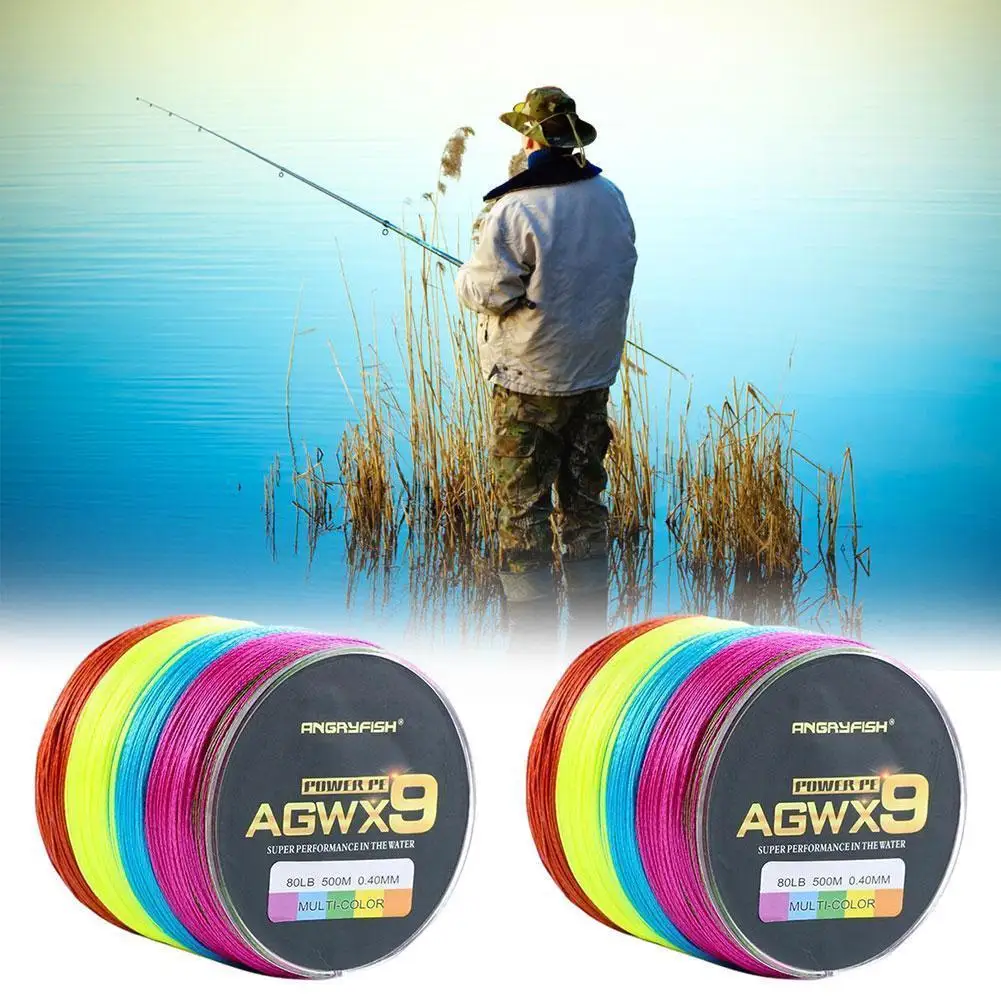 

Рыболовная плетеная леска ANGRYFISH Diominate X9, 9 нитей, 300 м/327yds, 15LB-100LB