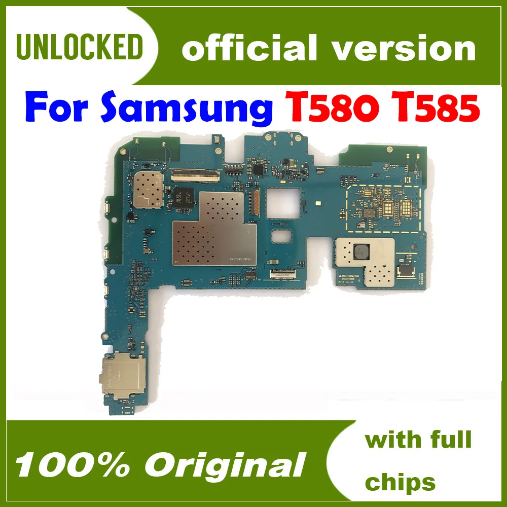 Для Samsung Galaxy Tab A SM T580 T585 16 Гб Материнская плата схемы карта Flex кабель|Антенны для