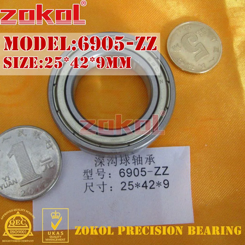 ZOKOL 6900 6901 6902 6903 6904 6905 ZZ Z RS 2RS RZ тонкостенный подшипник радиальные
