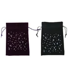Бархатная сумка для карт Таро, звезда, луна, сумка для гадания ведьмы, хранение кристаллов сумка для ювелирных изделий, подарочная упаковка
