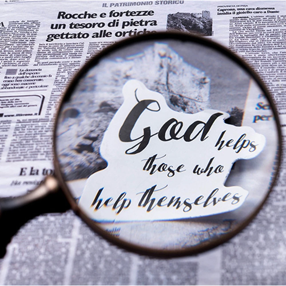 46 шт в винтажном английском газета украшения мини бумажная наклейка для