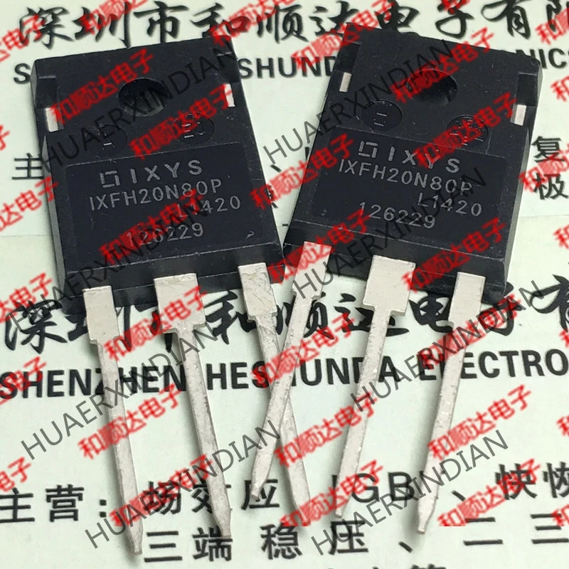 Новый оригинальный IXFH20N80P TO 247 800V 20A|Интегральные схемы| |