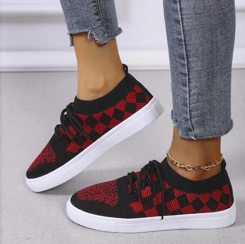 

platform plaid shoes for women autumn designer sneakers men air tenis mujer force basket sapatos chaussure size 43
