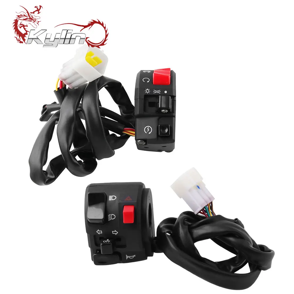 Переключатель управления рулем для мотоцикла 7/8 &quot 22 мм электрический