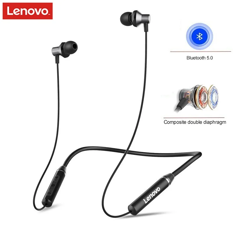 Lenovo HE05 Bluetooth 5 0 беспроводные IPX5 водонепроницаемые наушники с шумоподавлением