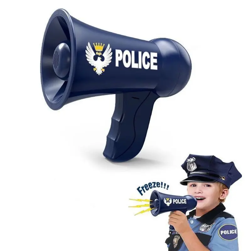 

Мегафон для детей, реквизит для полиции, детская полицейская сирена, игрушки, полицейский офицер J60B